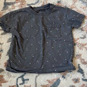 Gerber Charcoal T-Shirt with triangle Pattern